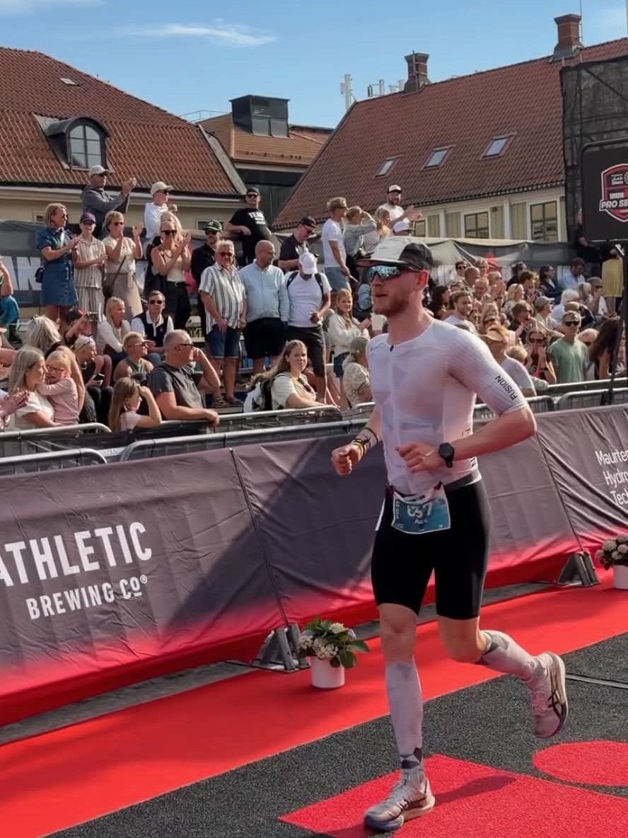 Alex Wibeck under Ironman Kalmar